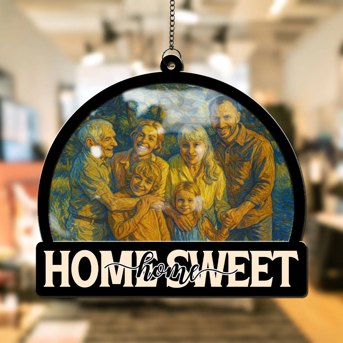 Home Sweet Home - Personalized Custom Suncatcher - Image 5