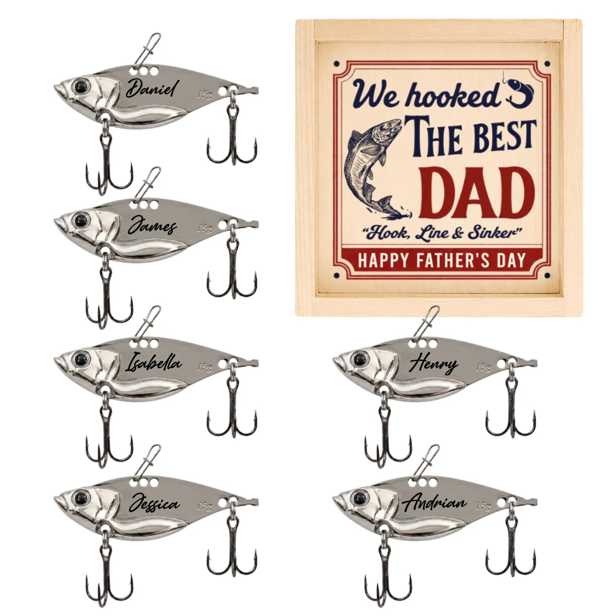 Hook Line And Sinker - Personalized Custom Fishing Lure - Image 6