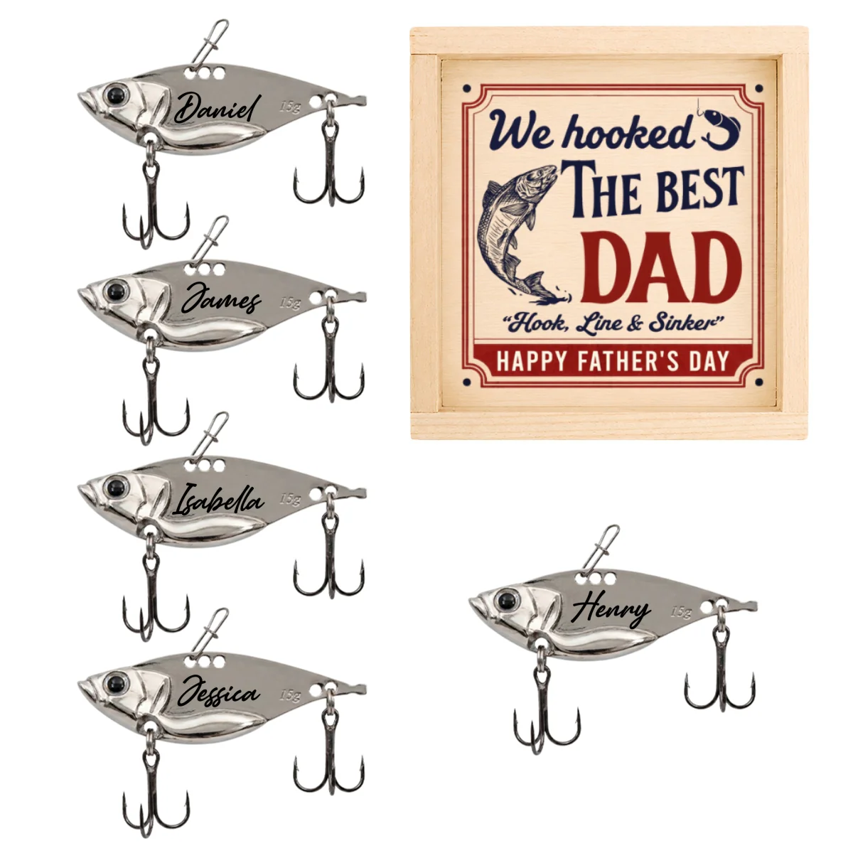 Hook Line And Sinker - Personalized Custom Fishing Lure - Image 8