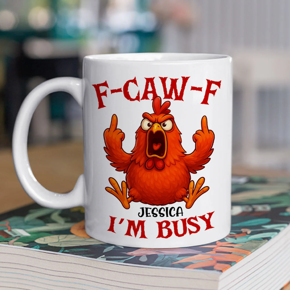 Hooked On Peace And Quiet - Personalized Custom Coffee Mug - Image 2