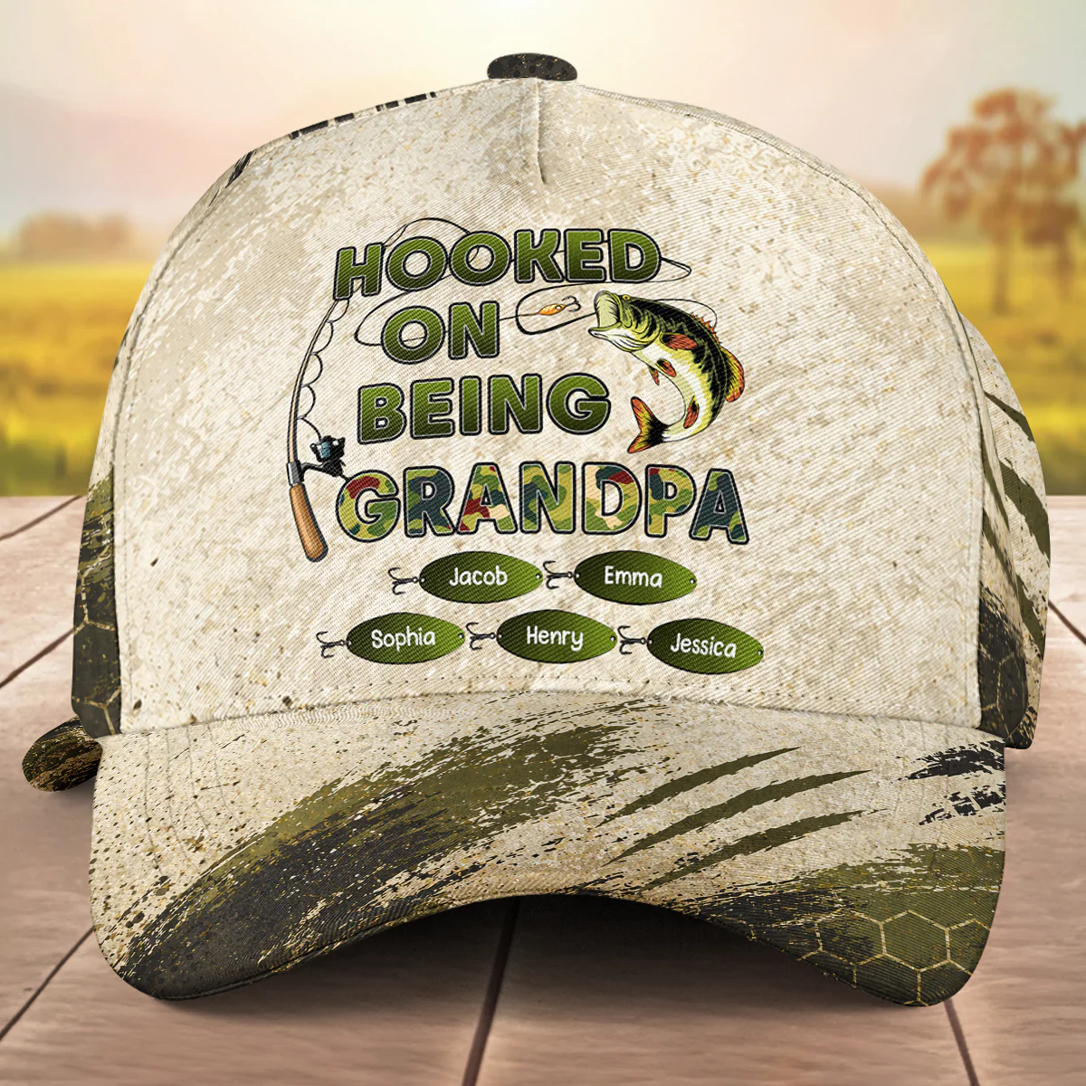 Hooked On - Personalized Custom Classic Cap