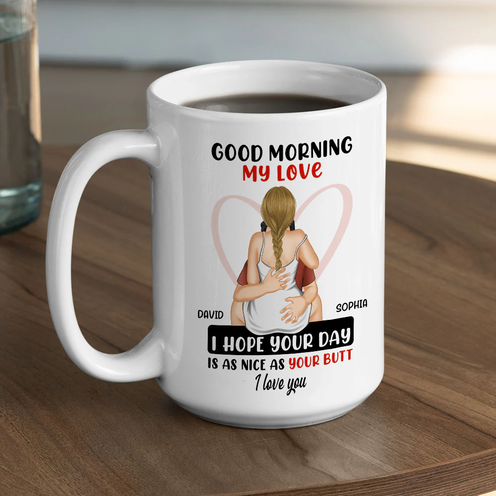 Hope You Have A Nice Day - Personalized Custom Coffee Mug - Image 5