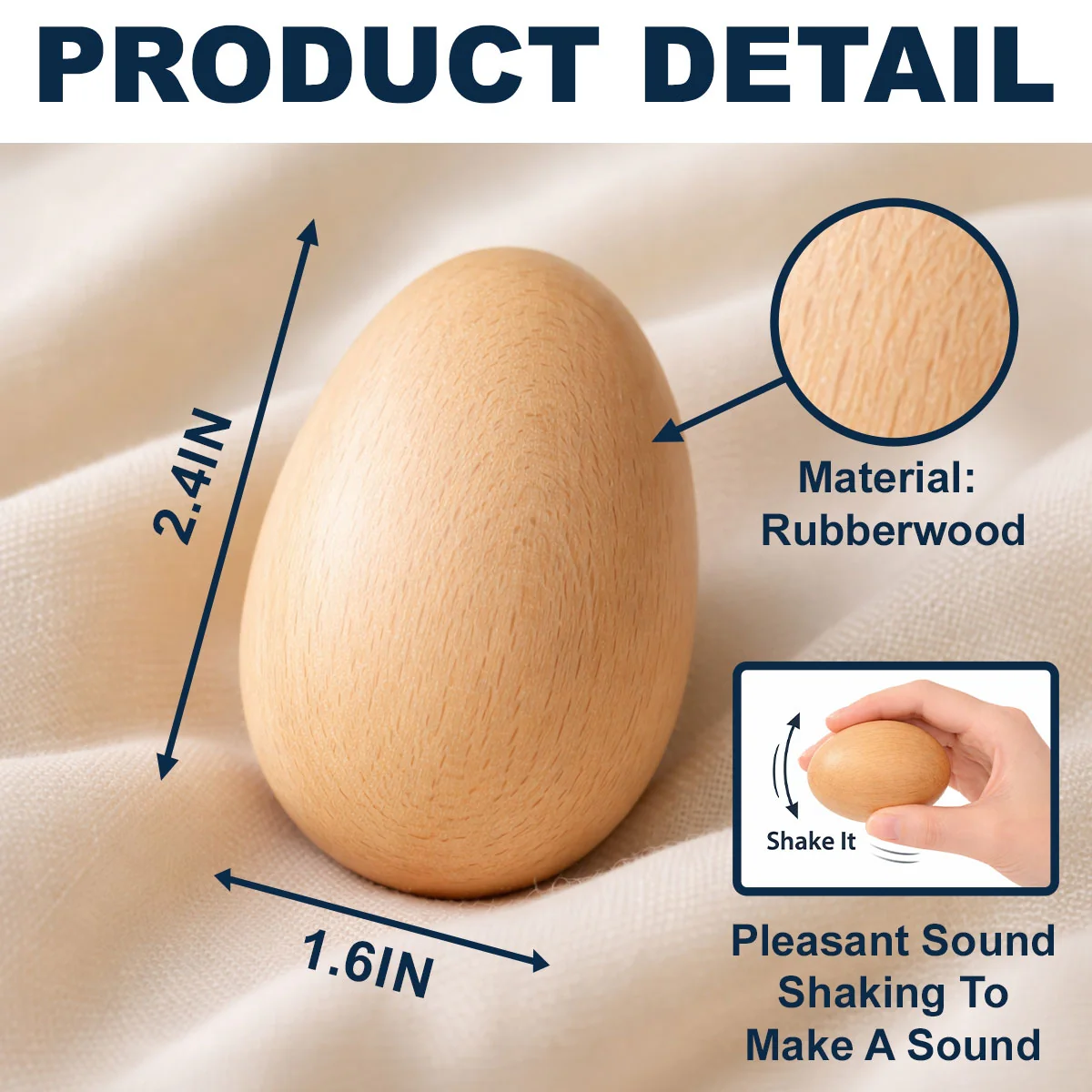 Hoppy Easter - Personalized Custom Wooden Egg Shaker - Image 5