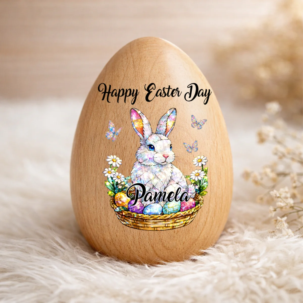 Hoppy Easter - Personalized Custom Wooden Egg Shaker - Image 6