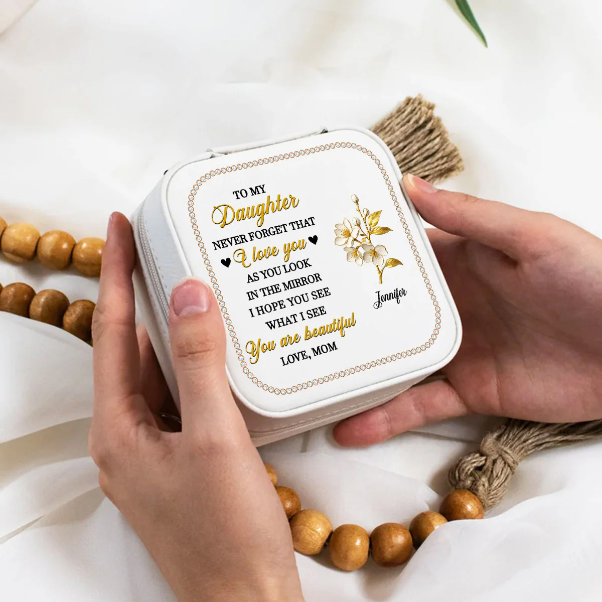 How Beautiful You Are - Personalized Custom Jewelry Box - Image 3