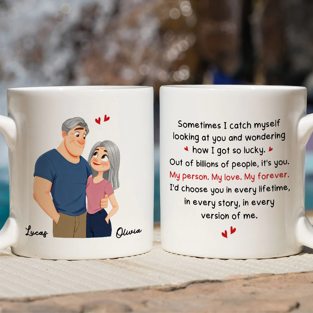 How Lucky I Am 2 - Personalized Custom Coffee Mug - Image 4