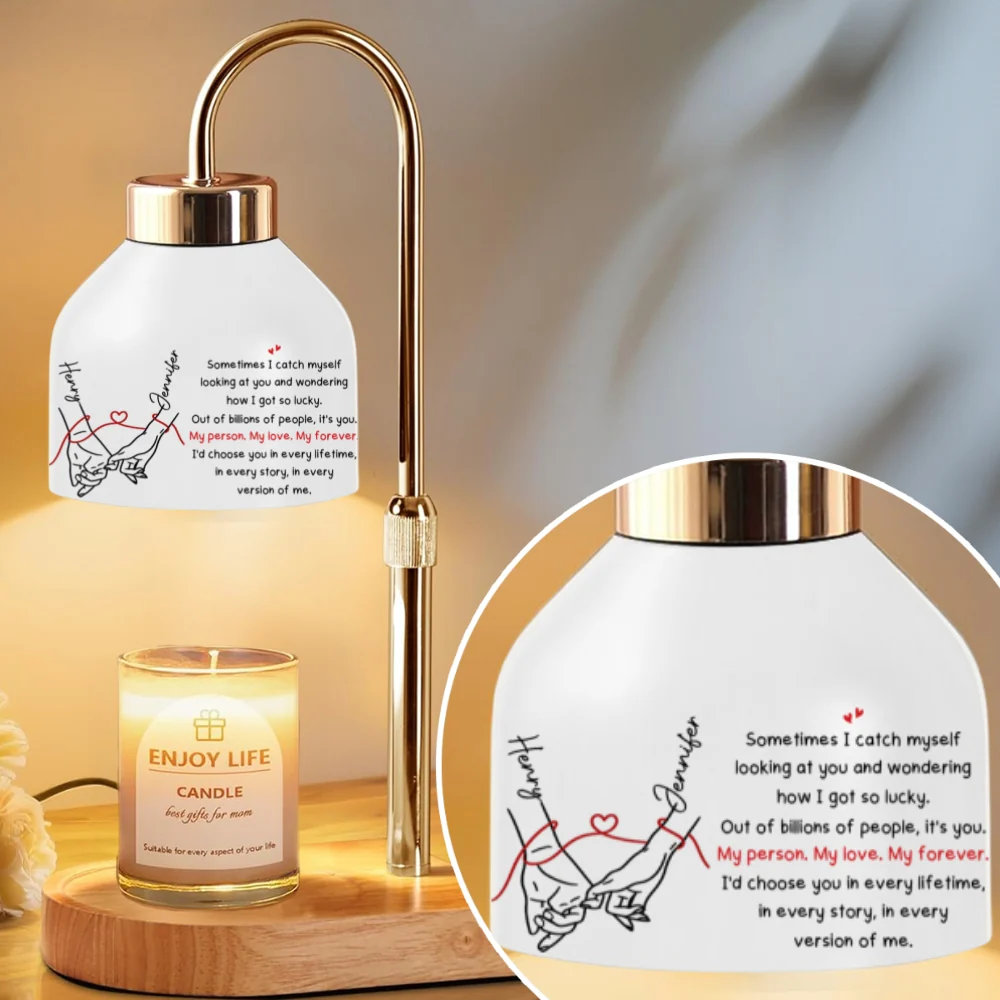 How Lucky I Am - Personalized Custom Candle Warmer Lamp - Image 6