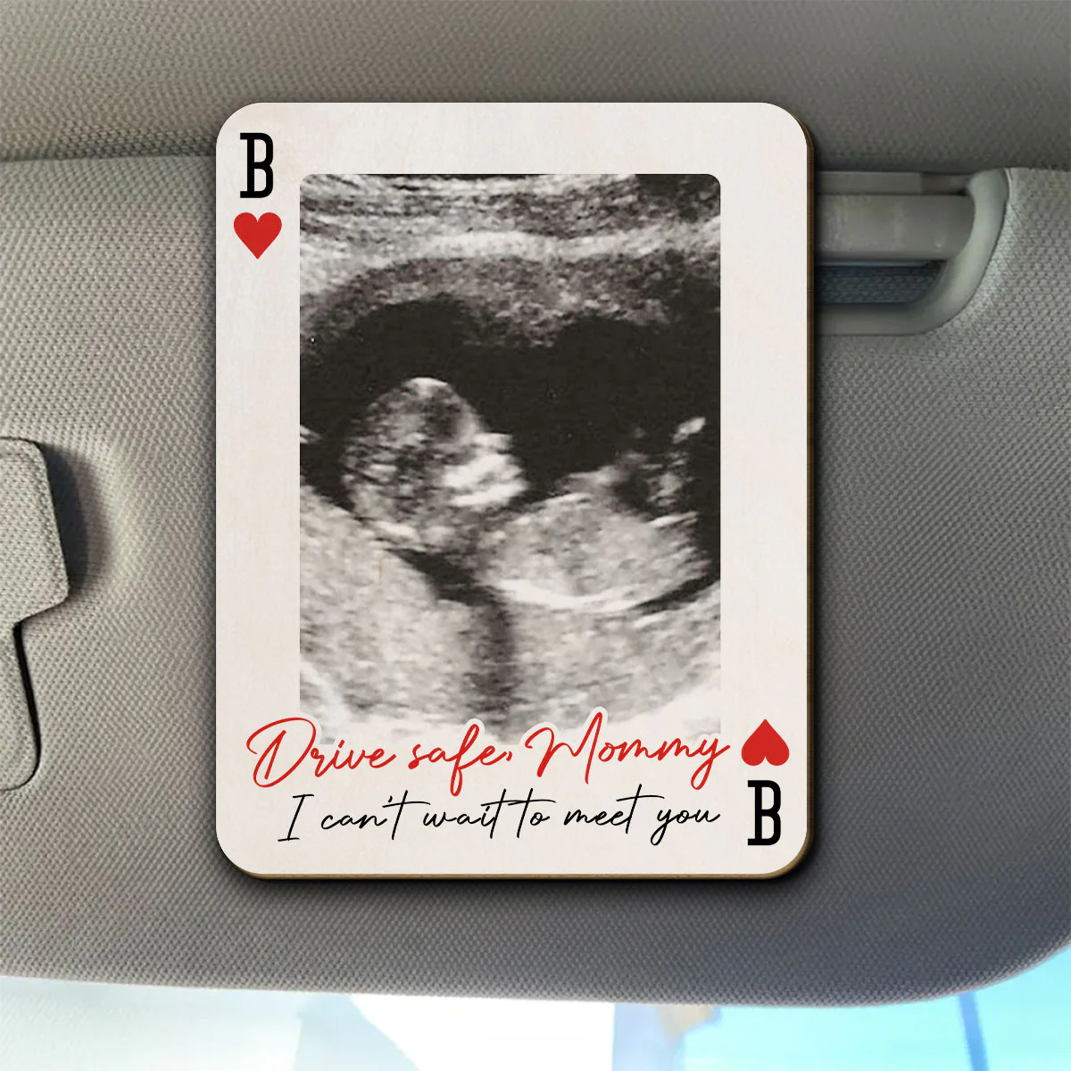 How Lucky I Am - Personalized Custom Car Visor Clip - Image 3