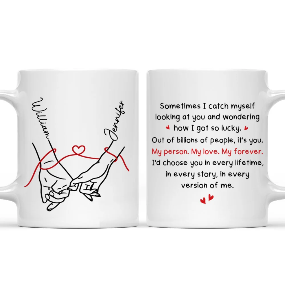 How Lucky I Am - Personalized Custom Coffee Mug - Image 10