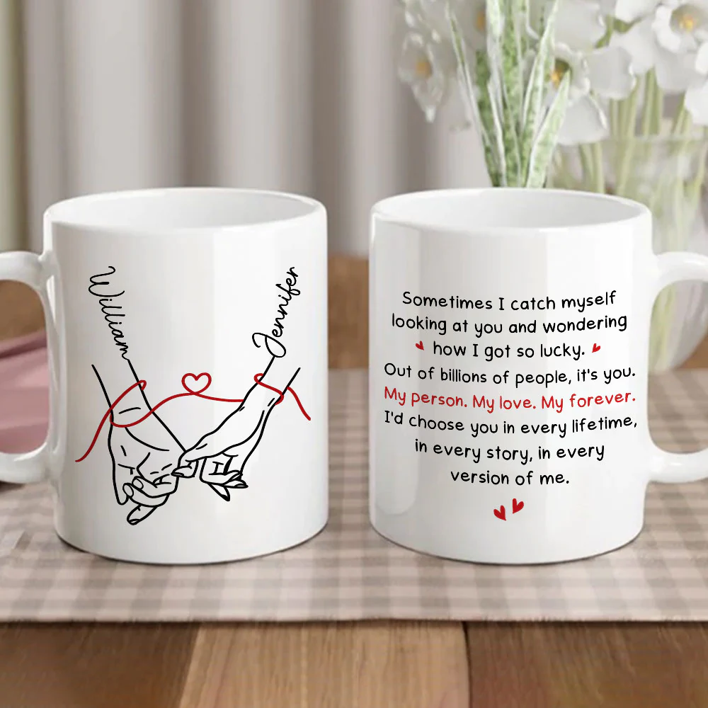 How Lucky I Am - Personalized Custom Coffee Mug - Image 6