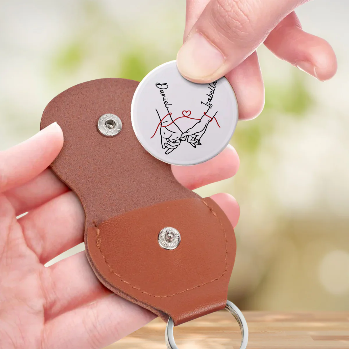 How Lucky I Am Spanish Version - Personalized Custom Pocket Hug - Image 3