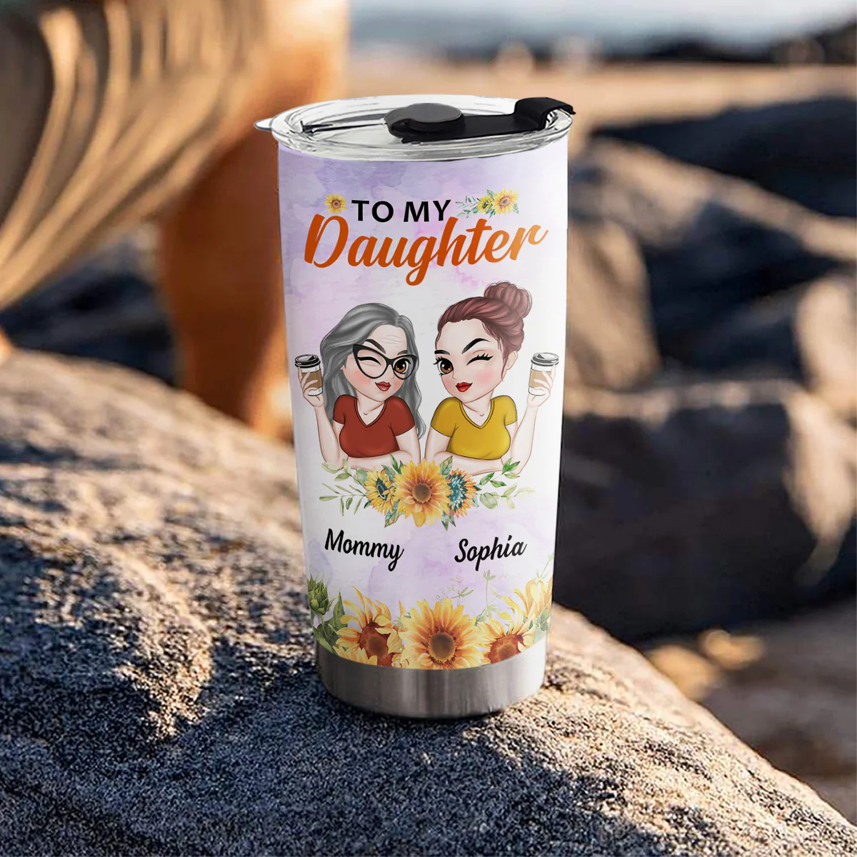 How Much I Love You - Personalized Custom Tumbler - Image 4