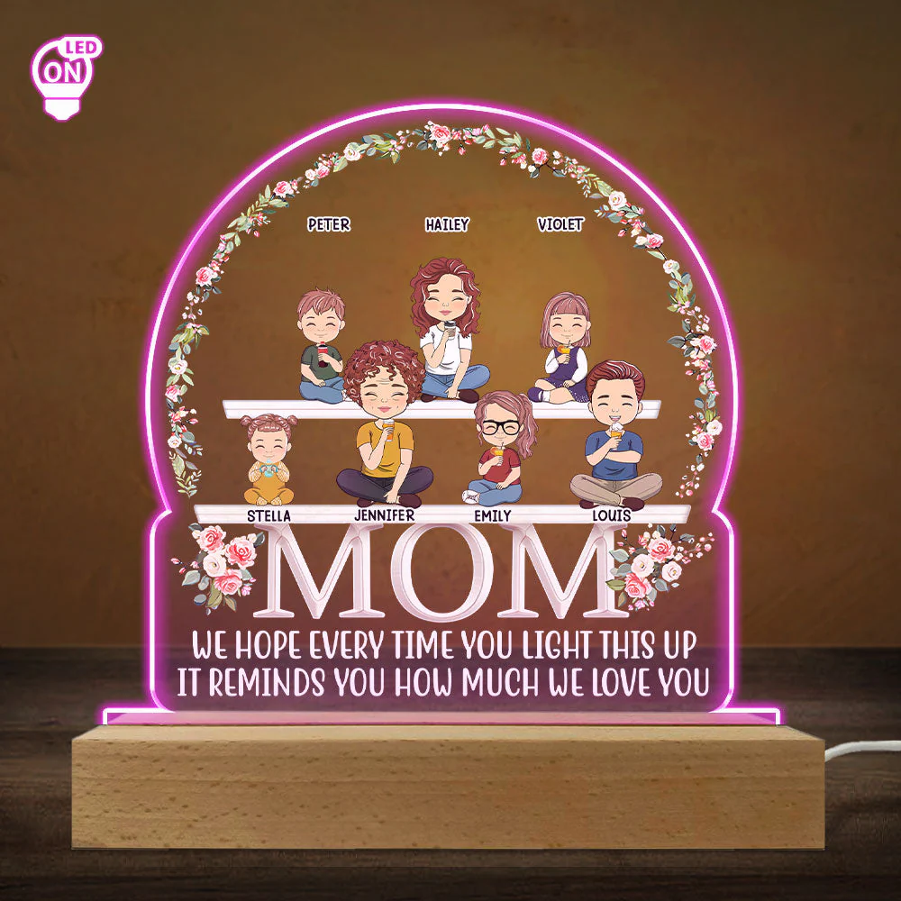 How Much We Love You - Personalized Custom LED Light - Image 5