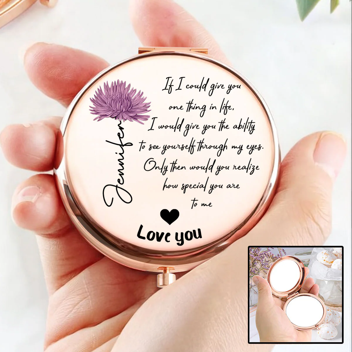 How Special You Are - Personalized Custom Compact Mirror