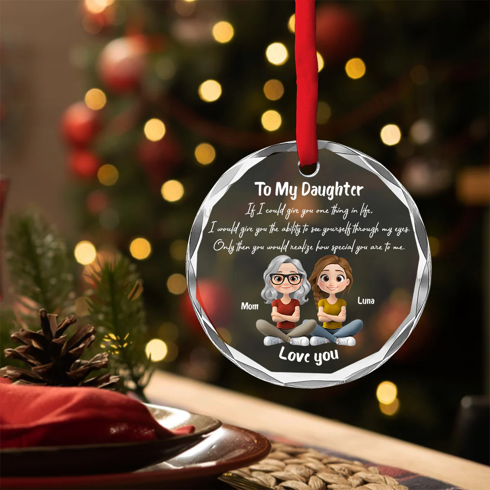 How Special You Are - Personalized Custom Glass Ornament - Image 5