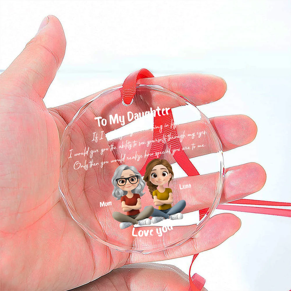 How Special You Are - Personalized Custom Glass Ornament - Image 6