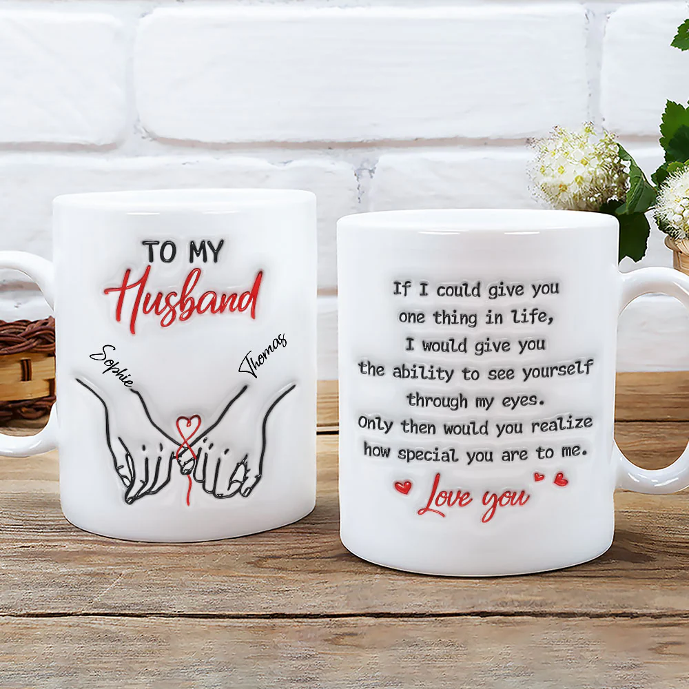 How Special You Are To Me I Love You - Personalized Custom 3D Inflated Effect Mug - Image 2