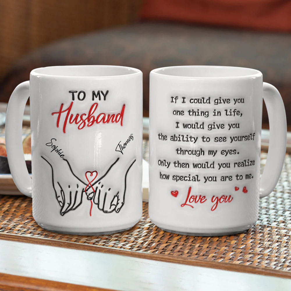 How Special You Are To Me I Love You - Personalized Custom 3D Inflated Effect Mug - Image 5