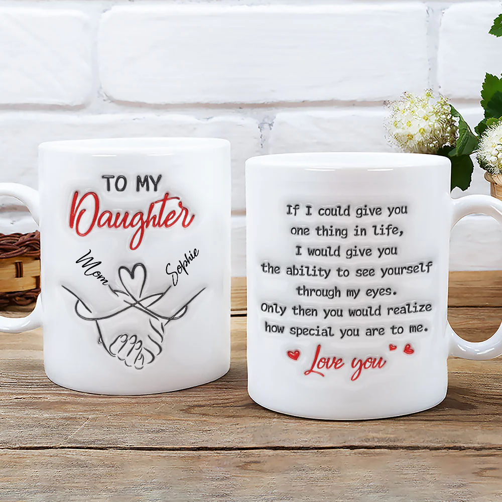 How Special You Are To Me - Personalized Custom 3D Inflated Effect Mug - Image 2