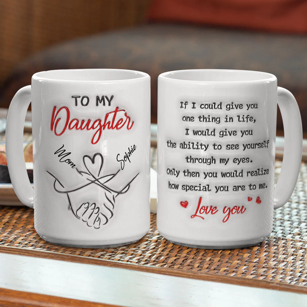 How Special You Are To Me - Personalized Custom 3D Inflated Effect Mug - Image 5