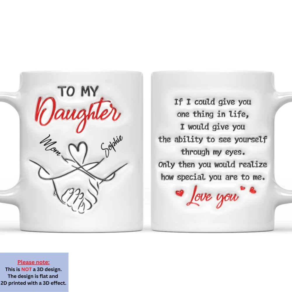 How Special You Are To Me - Personalized Custom 3D Inflated Effect Mug - Image 7