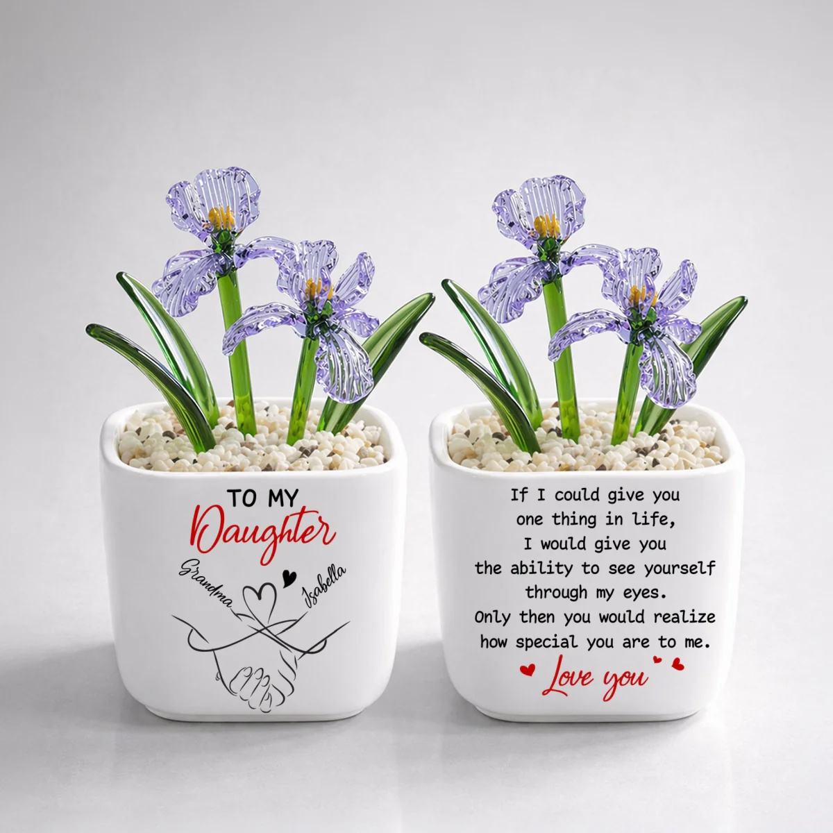 How Special You Are To Me - Personalized Custom Glass Birth Month Flower - Image 10