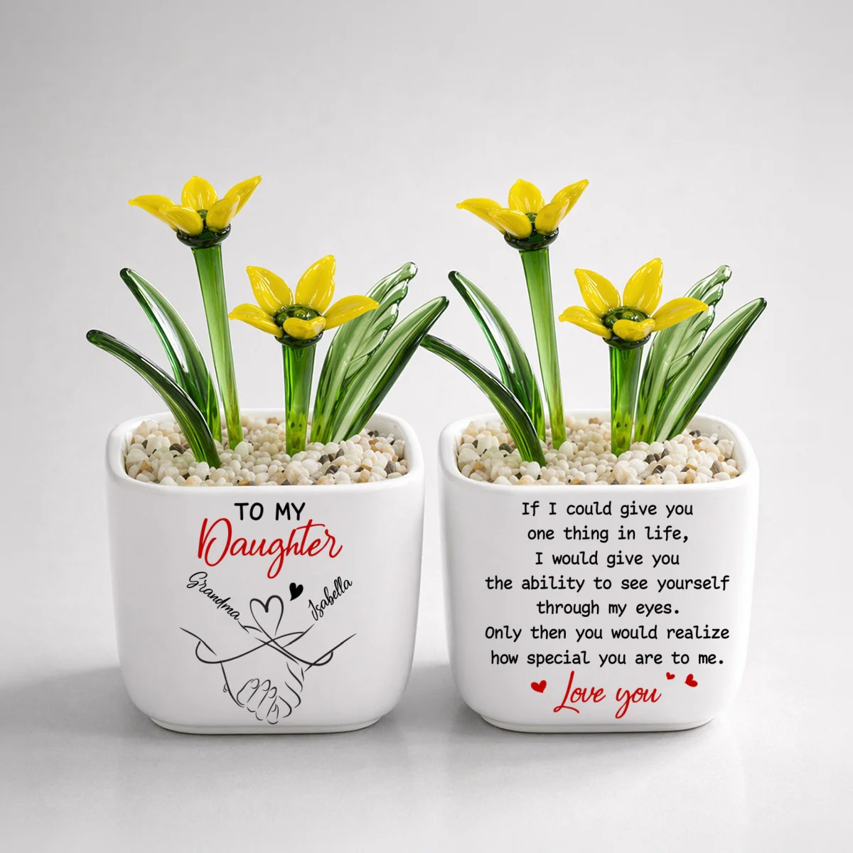 How Special You Are To Me - Personalized Custom Glass Birth Month Flower - Image 11