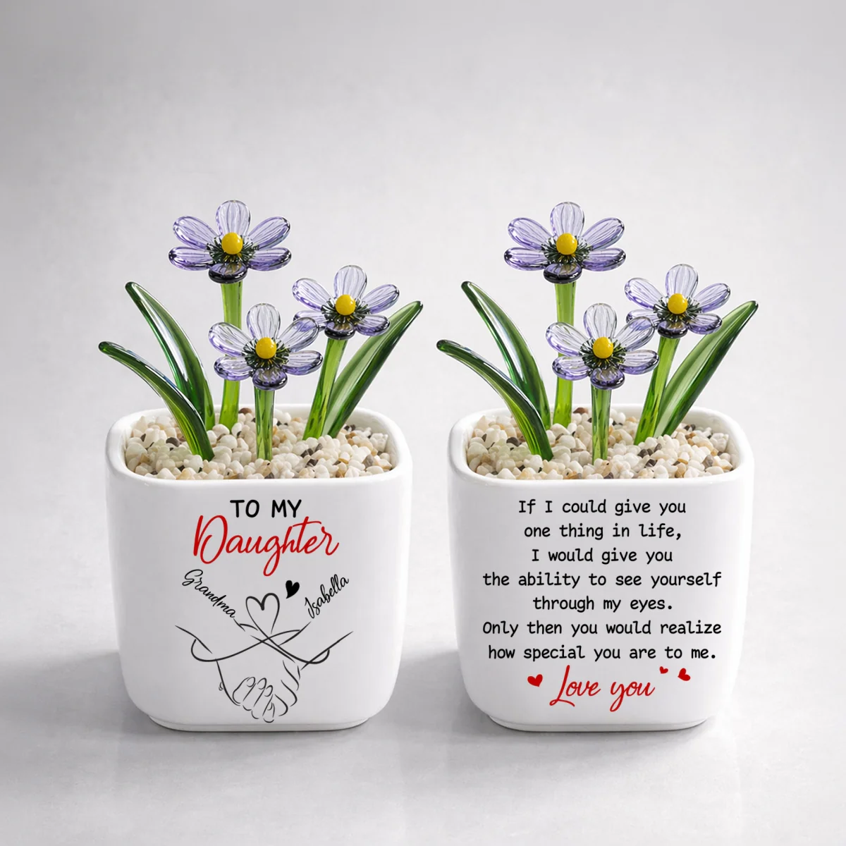 How Special You Are To Me - Personalized Custom Glass Birth Month Flower - Image 12