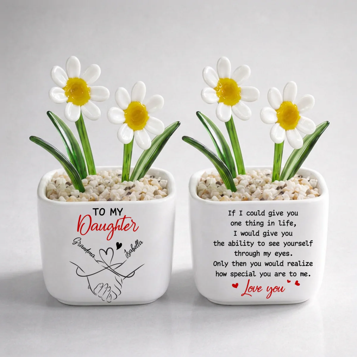 How Special You Are To Me - Personalized Custom Glass Birth Month Flower - Image 13