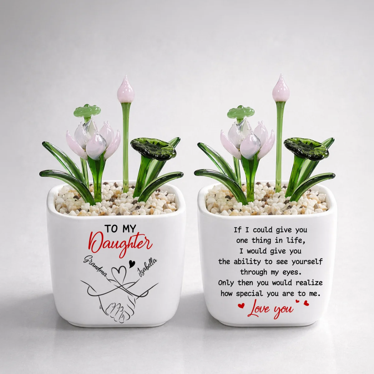 How Special You Are To Me - Personalized Custom Glass Birth Month Flower - Image 15