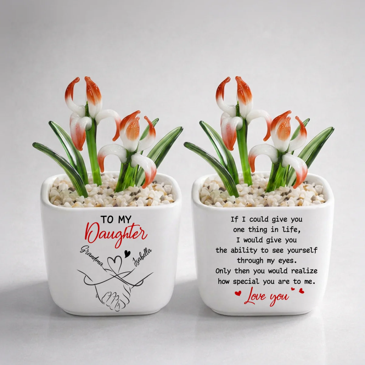 How Special You Are To Me - Personalized Custom Glass Birth Month Flower - Image 16