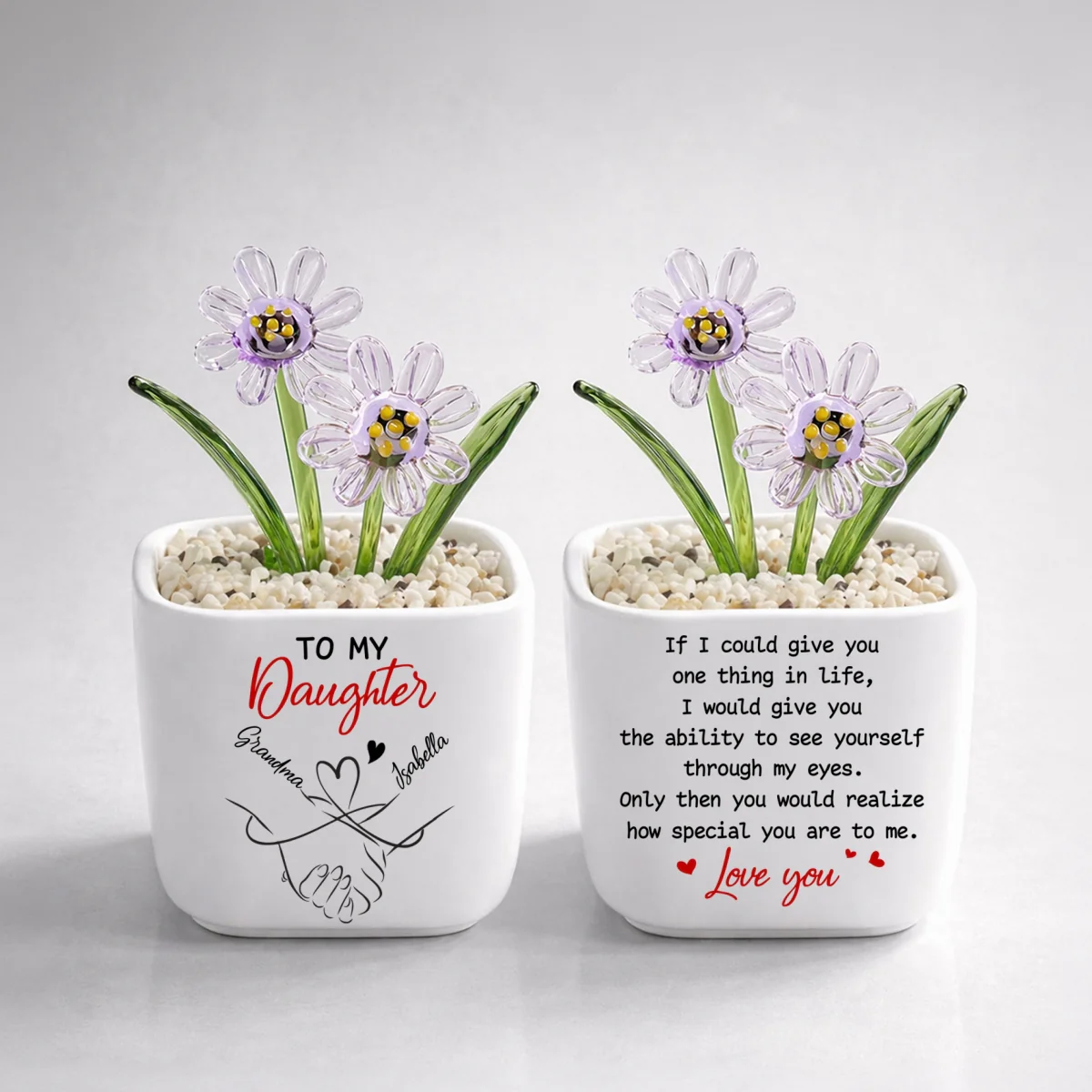 How Special You Are To Me - Personalized Custom Glass Birth Month Flower - Image 17