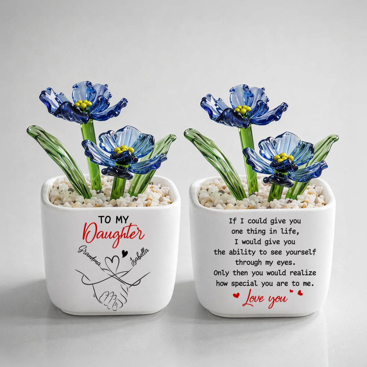 How Special You Are To Me - Personalized Custom Glass Birth Month Flower - Image 19