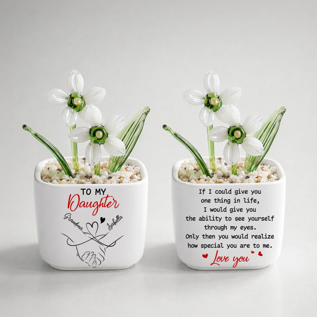 How Special You Are To Me - Personalized Custom Glass Birth Month Flower - Image 20