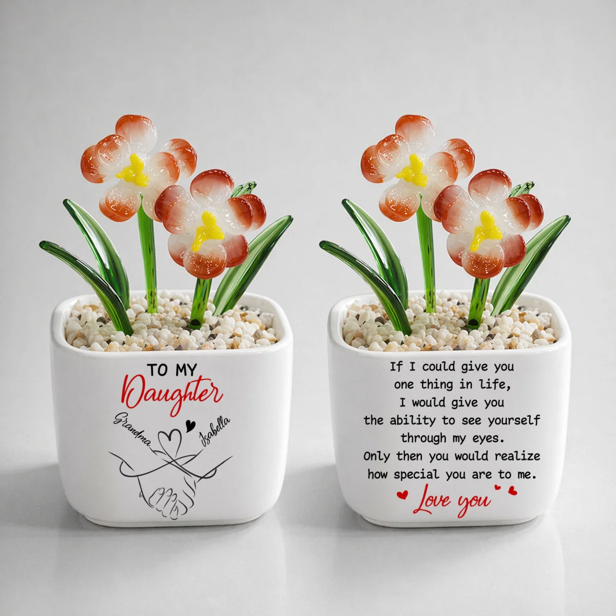 How Special You Are To Me - Personalized Custom Glass Birth Month Flower - Image 9