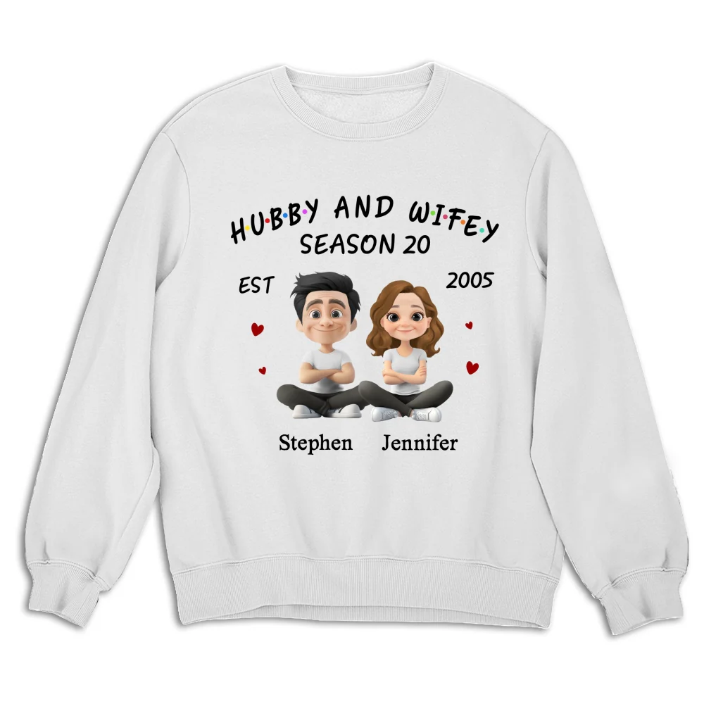 Hubby And Wifey - Personalized Custom Shirt - Image 18