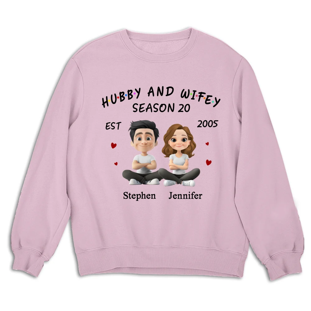 Hubby And Wifey - Personalized Custom Shirt - Image 20