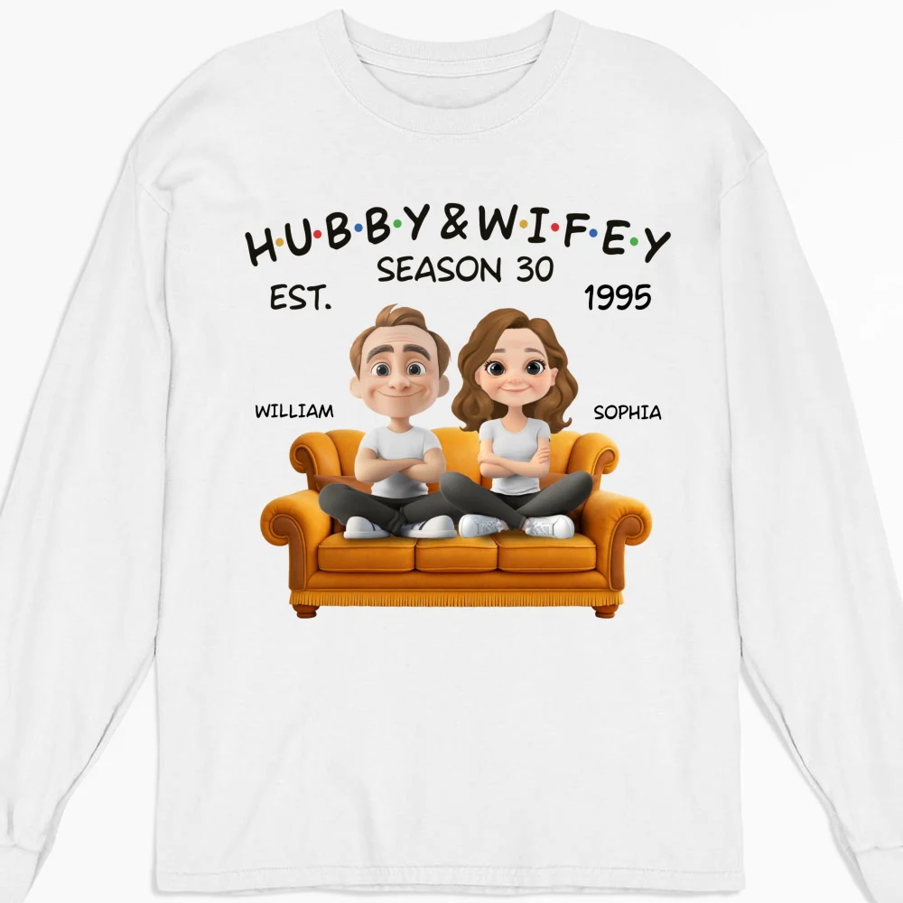 Hubby And Wifey Since - Personalized Custom Shirt - Image 10