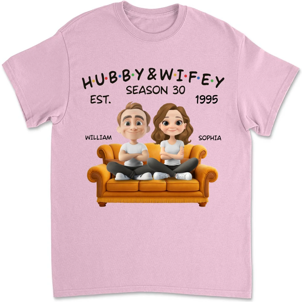 Hubby And Wifey Since - Personalized Custom Shirt - Image 9