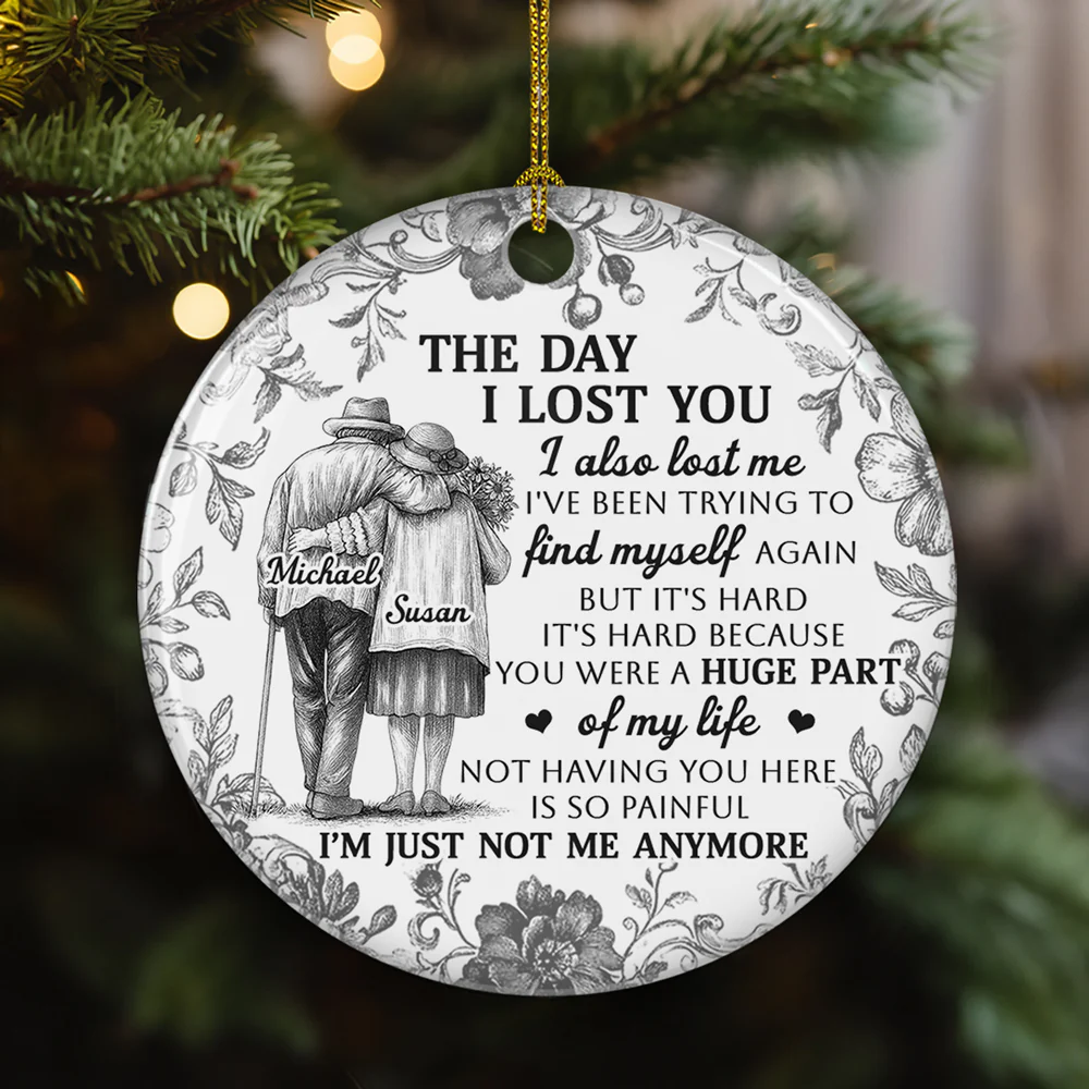 Huge Part Of My Life - Personalized Custom Ceramic Ornament - Image 3
