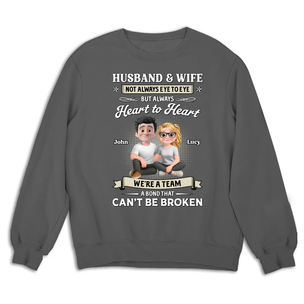 Husband And Wife Couple For Life - Personalized Custom Shirt - Image 12