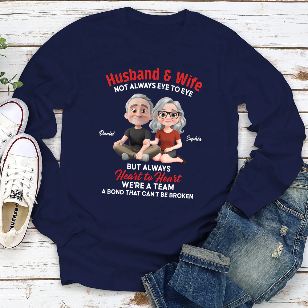 Husband And Wife - Personalized Custom Shirt - Image 5