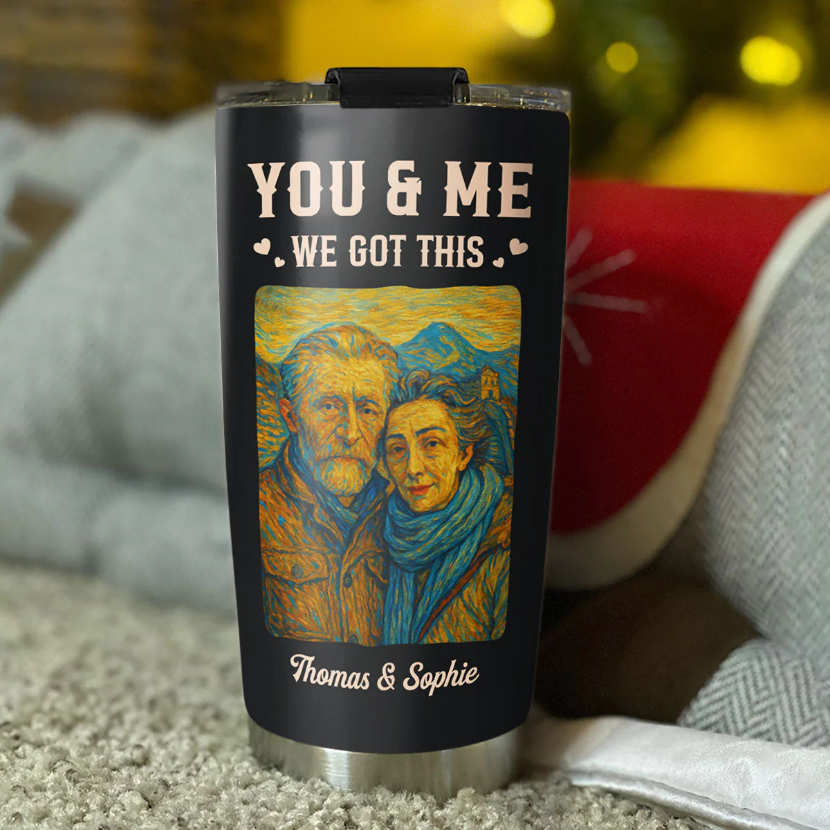 Husband And Wife We Got This - Personalized Custom Tumbler - Image 5