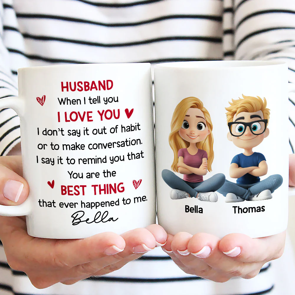 Husband Best Thing That Happened To Me - Personalized Custom Coffee Mug - Image 2