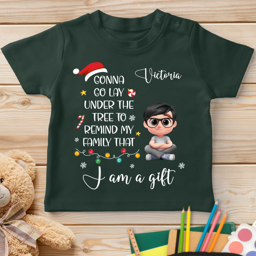 I Am A Gift - Personalized Custom Youth T-shirt - Image 10