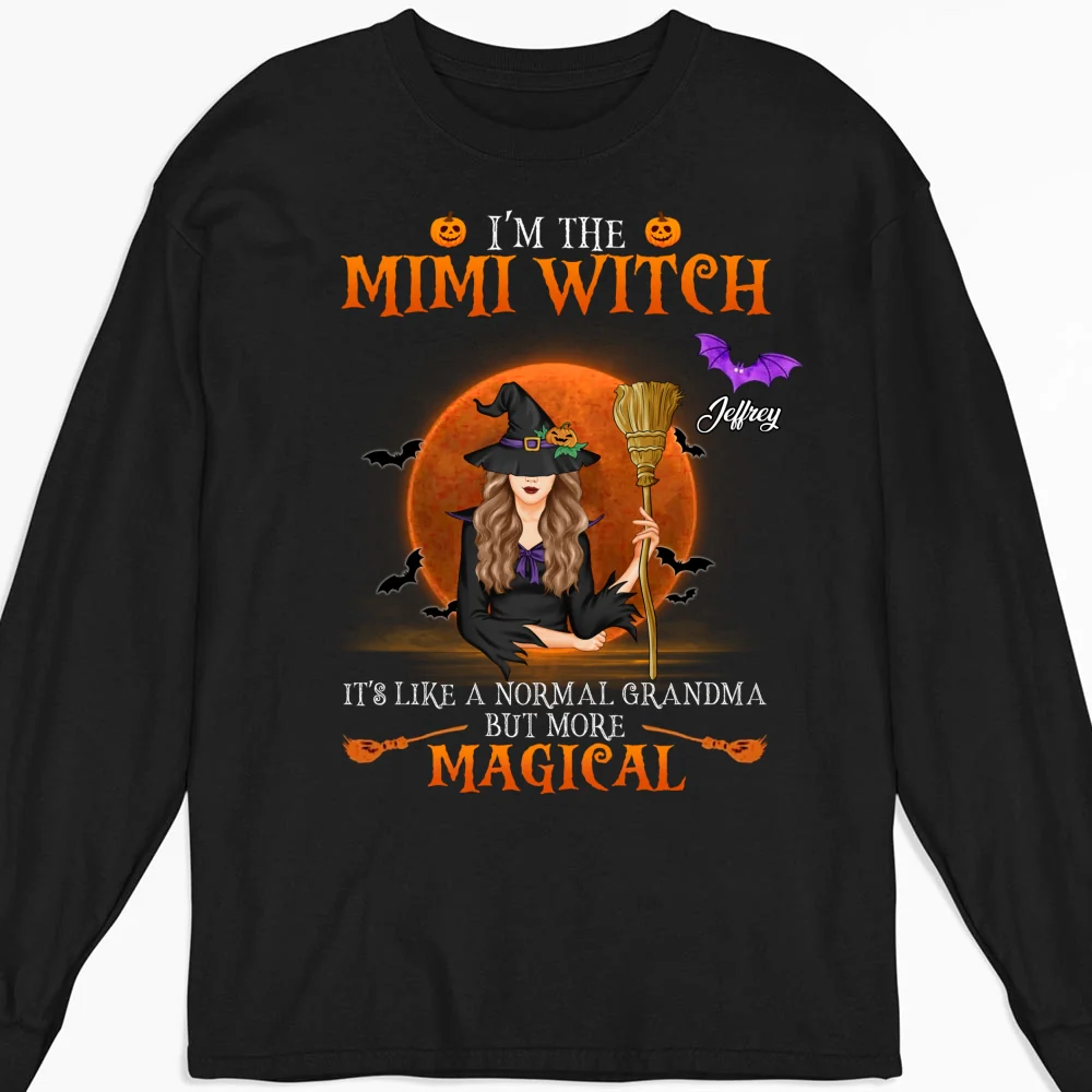 I Am A Grandma Witch - Personalized Custom Shirt - Image 10