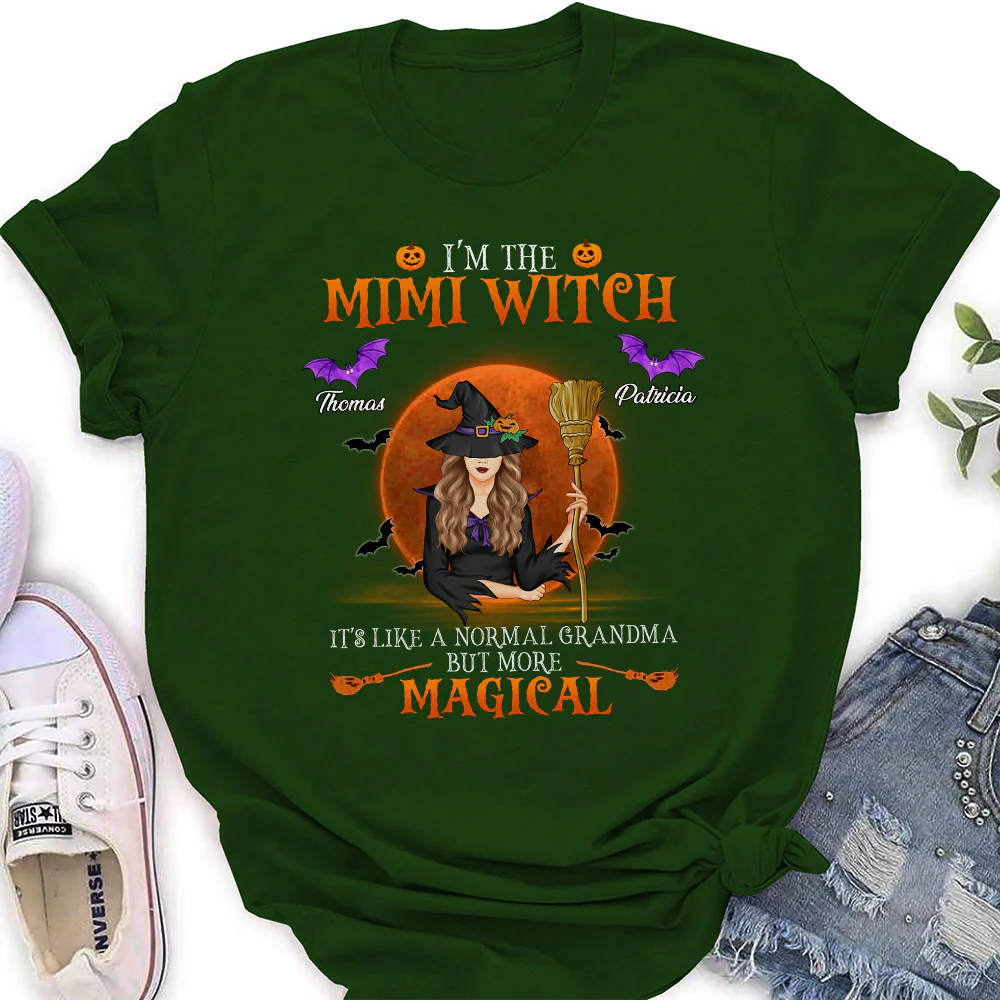 I Am A Grandma Witch - Personalized Custom Shirt - Image 5