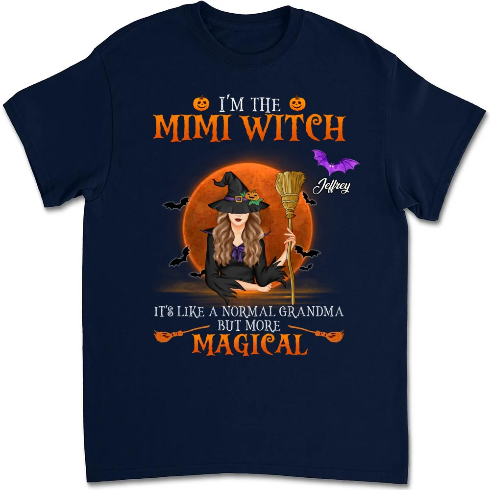 I Am A Grandma Witch - Personalized Custom Shirt - Image 9