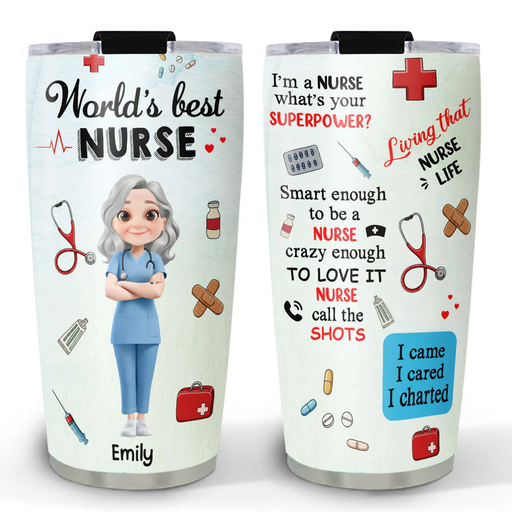 I Am A Nurse - Personalized Custom Tumbler