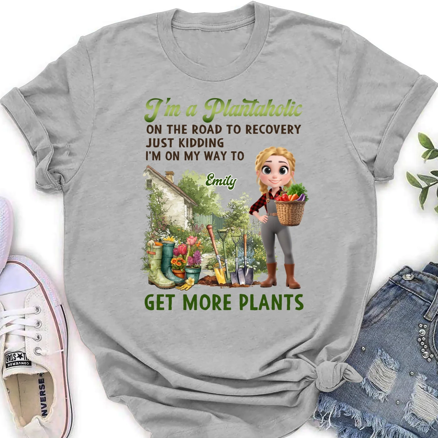 I Am A Plantaholic - Personalized Custom Shirt - Image 16